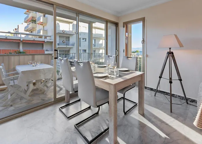 Apartmán La - Spacious - Sea View - Parking - Ac - Pool Antibes