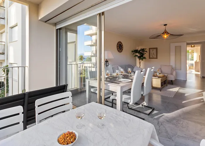 La - Spacious - Sea View - Parking - Ac - Pool * Antibes