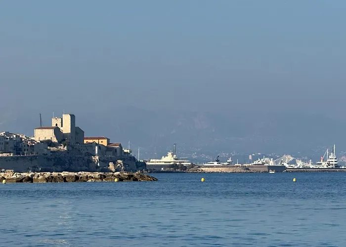 Apartmán La - Spacious - Sea View - Parking - Ac - Pool Antibes